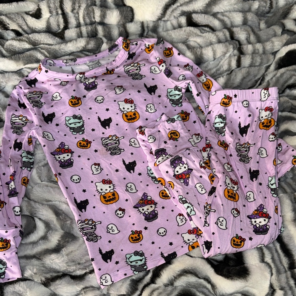 Posh peanut x Sanrio hello kitty monsters pajamas